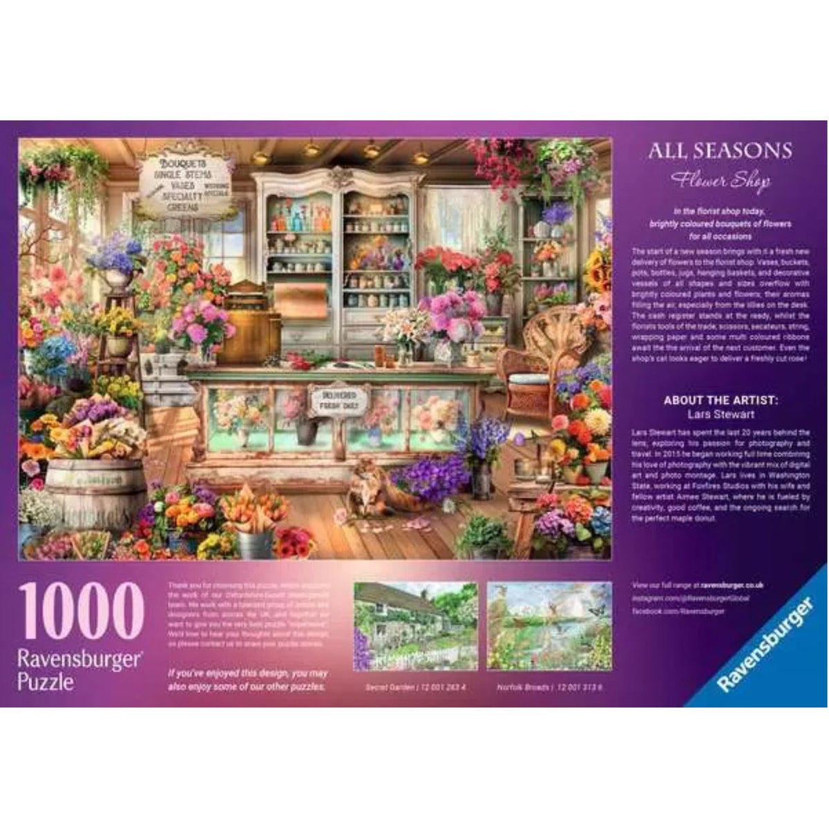 Puzzle Florería de Todas las Estaciones - 1000 piezas