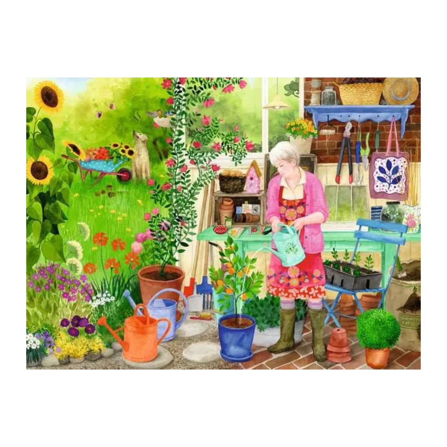 Puzzle Jardinería – 100 piezas - Especial Tercera Edad