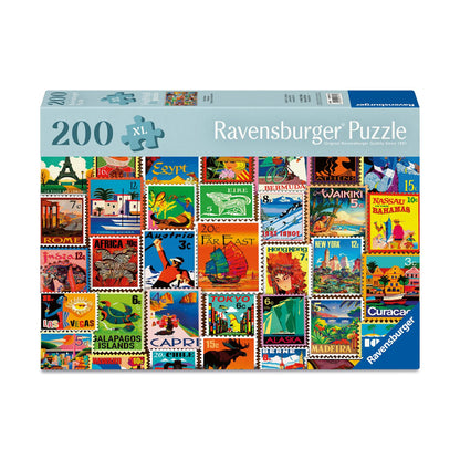 Puzzle 200 Piezas XL Sellos de Viaje