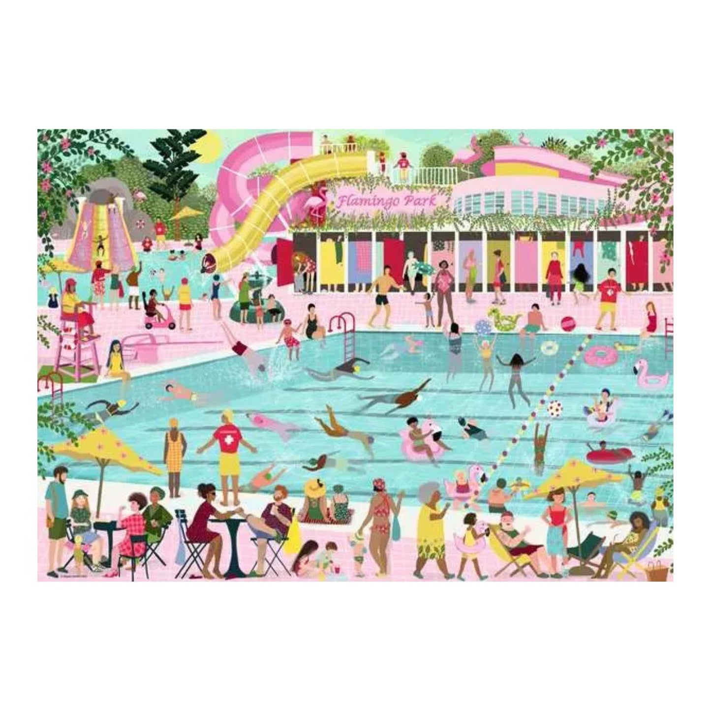 Puzzle Parque de Flamencos – 1000 piezas