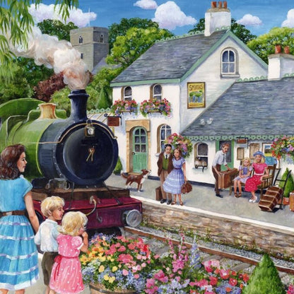 Puzzle Casa junto a la Estación - 1000 piezas