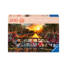 Puzzle Atardecer en Ámsterdam - 200 piezas Gold Edition