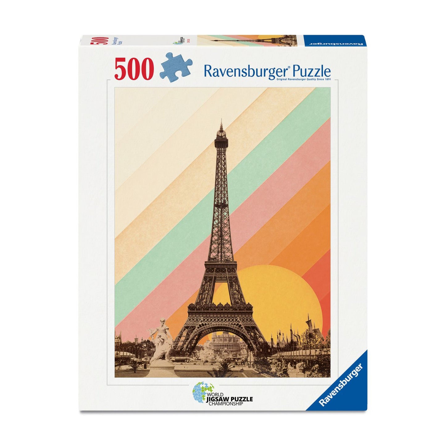 Puzzle 500 Piezas Torre Eiffel Retro