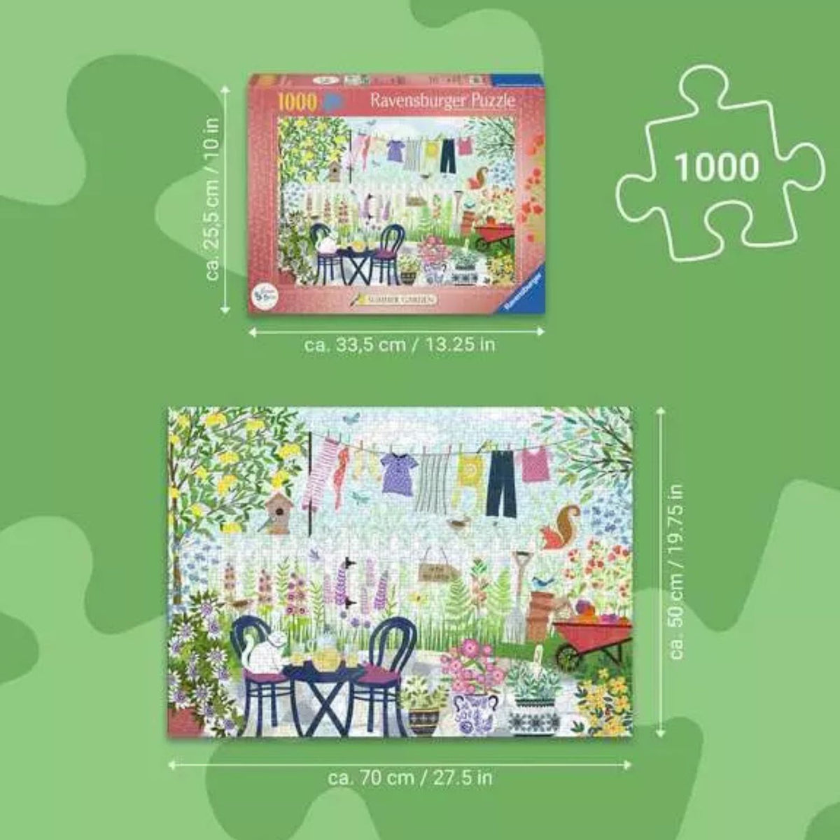 Puzzle Jardín de Verano - 1000 piezas