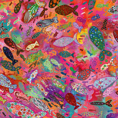 Puzzle 500 Piezas Peces de Colores