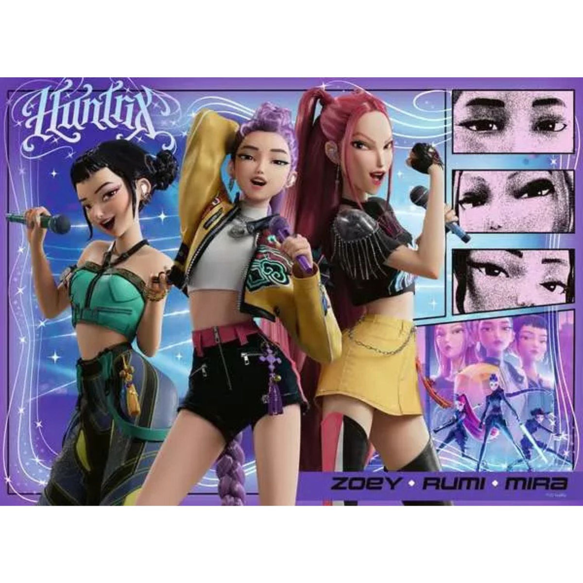Puzzle Honmoon Feliz KPop Demon Hunters - 100 piezas XXL
