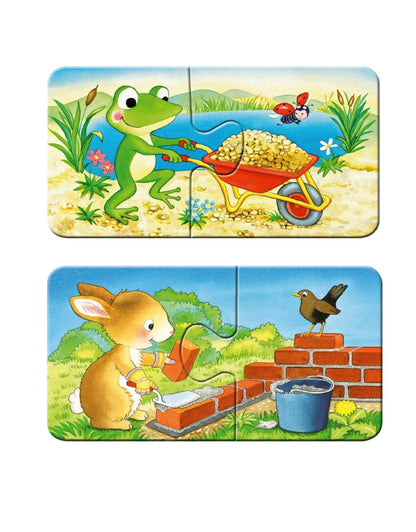 Mi primer puzzle - Animales en la construcción