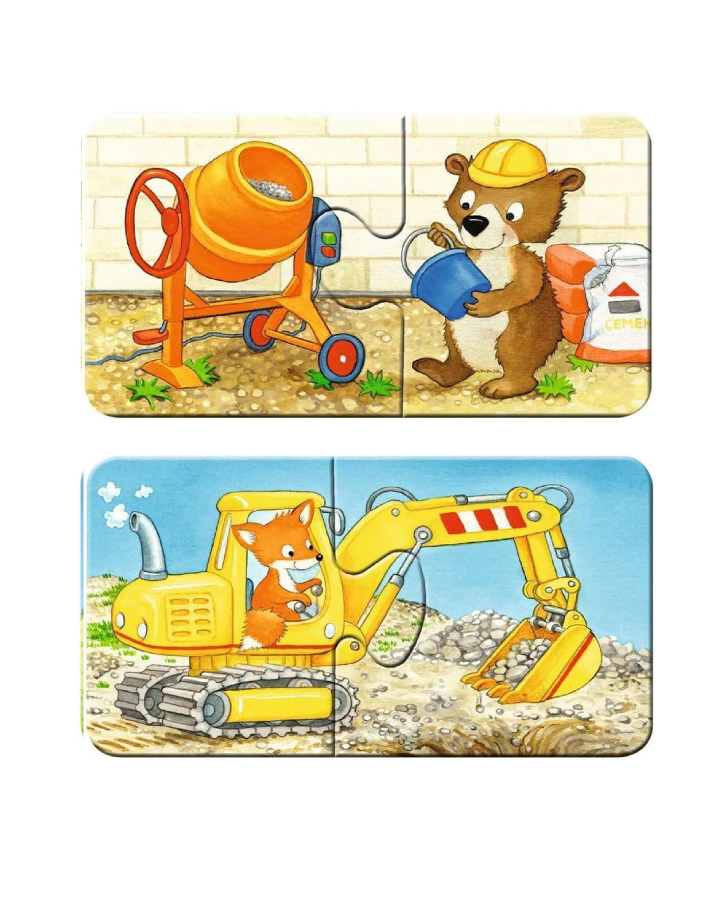 Mi primer puzzle - Animales en la construcción