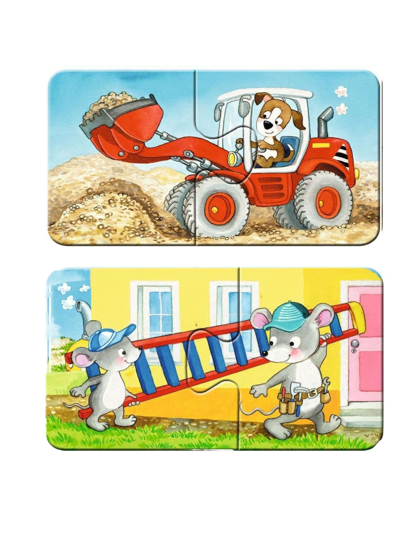 Mi primer puzzle - Animales en la construcción