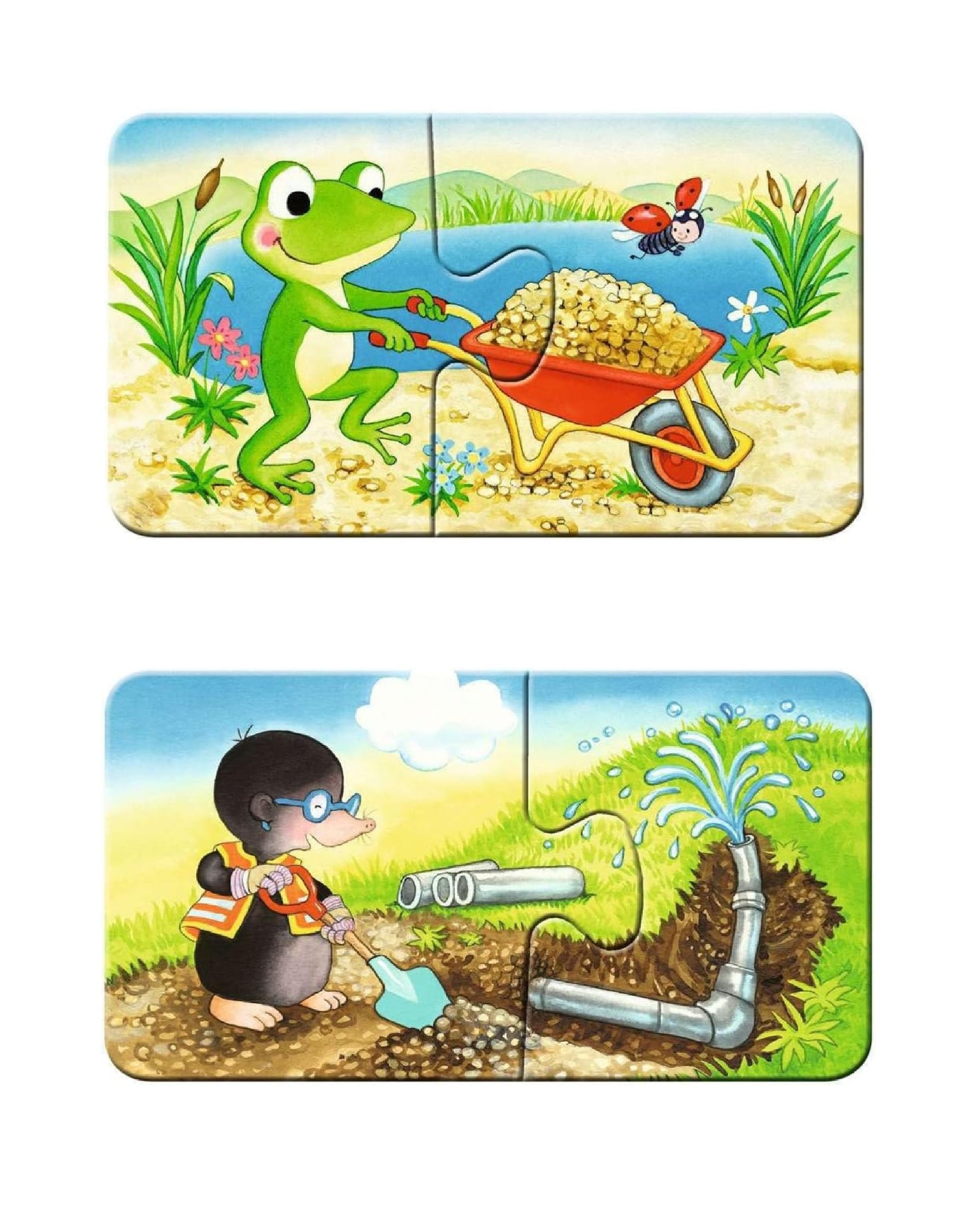 Mi primer puzzle - Animales en la construcción