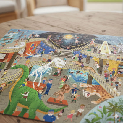 Puzzle En el Museo de Historia Natural – 200 piezas