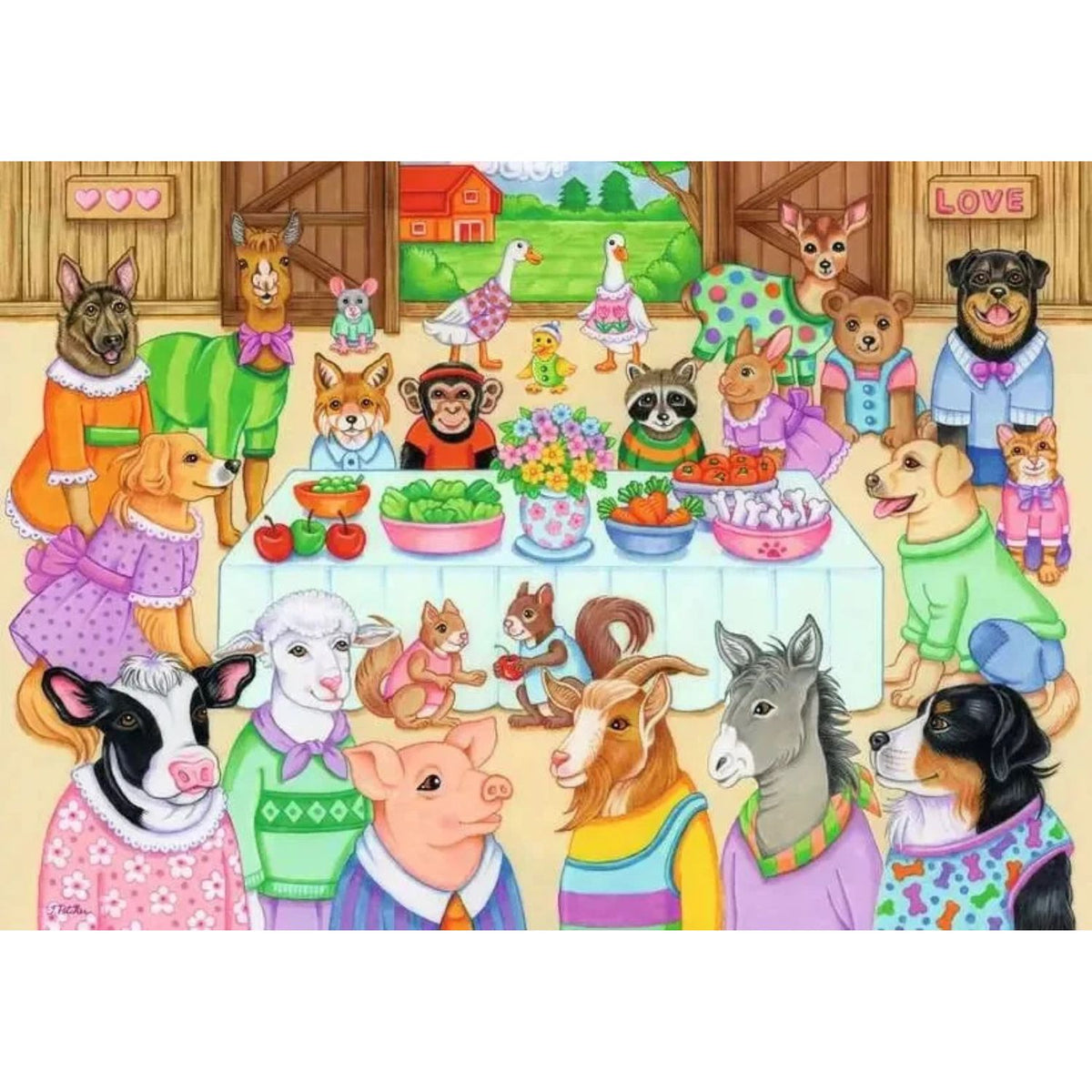 Puzzle Fiesta en la Granja - 35 piezas