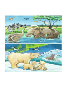 Puzzle Baby Safari - 2x12