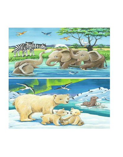 Puzzle Baby Safari - 2x12