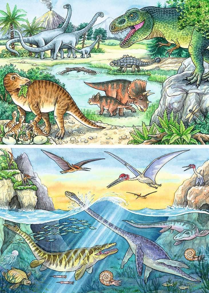 Puzzle Los dinosaurios - 2x24