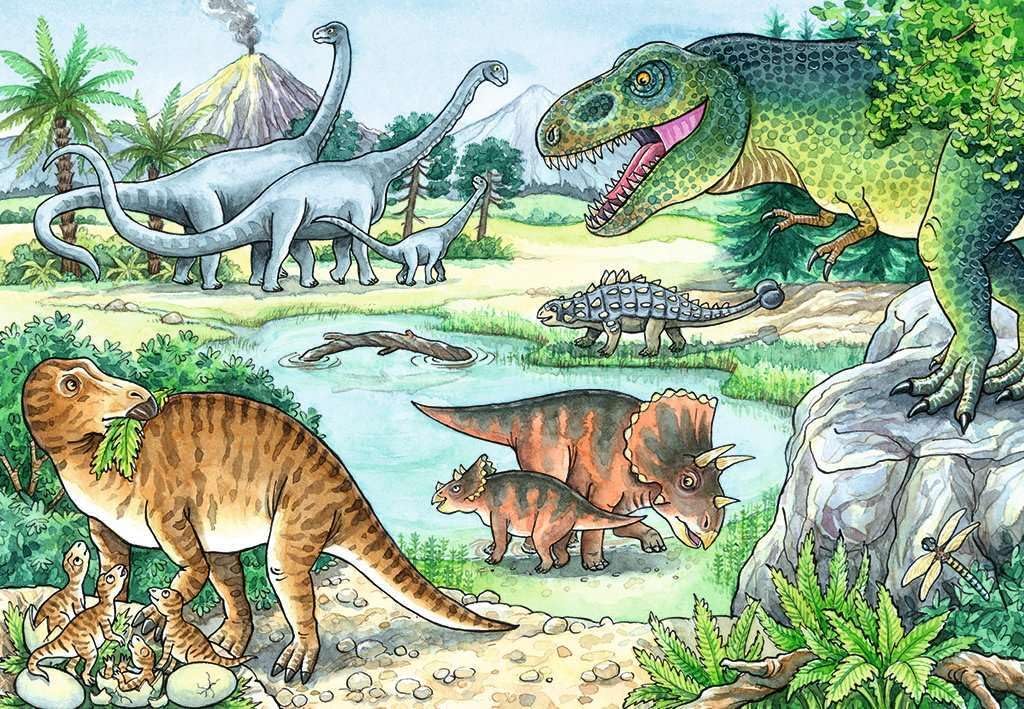 Puzzle Los dinosaurios - 2x24