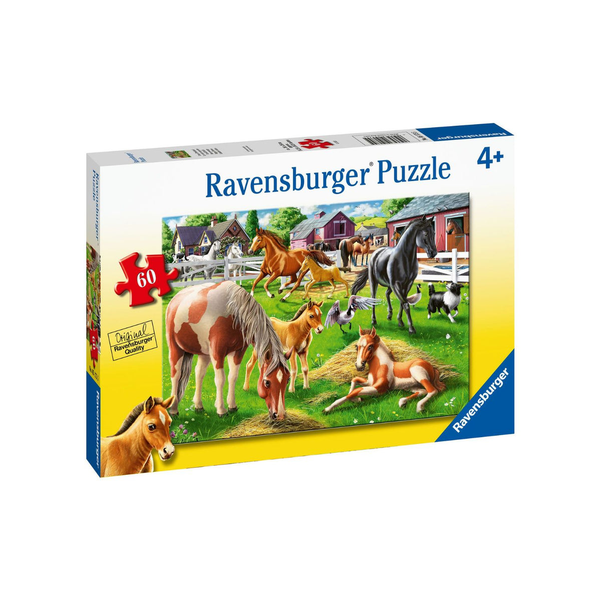 Puzzle Caballos Felices - 60 piezas