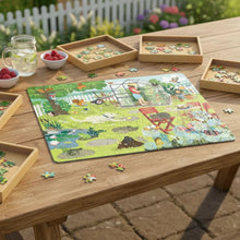 Puzzle enmarcado Animales en el Jardín