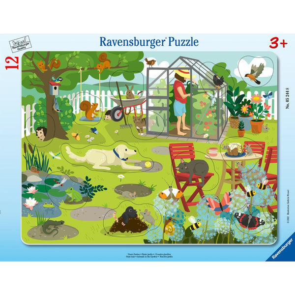 Puzzle enmarcado Animales en el Jardín