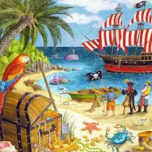 Puzzle Piratas y Sirenas - 2x24 piezas