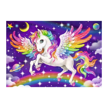 Puzzle Unicornio y Pegaso – 2x24 piezas