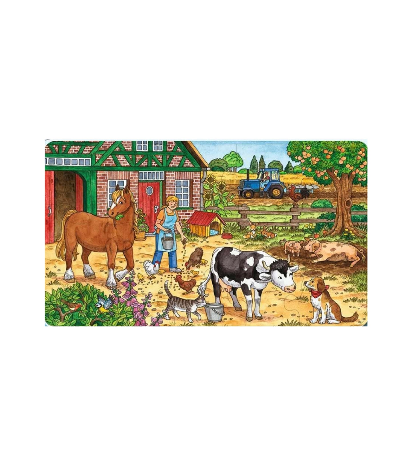 Puzzle enmarcado - Vida de campo