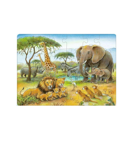 Puzzle enmarcado - Vida salvaje