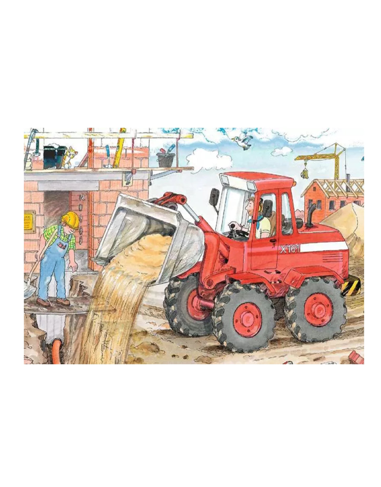 Puzzle enmarcado - Excavadora
