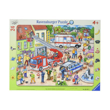 Puzzle enmarcado - Rescate en la ciudad