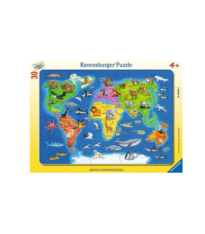 Puzzle enmarcado - Animales del mundo