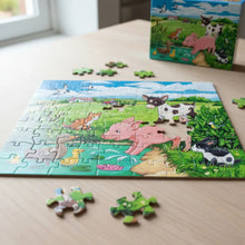 Puzzle Animalitos del campo - 2x12