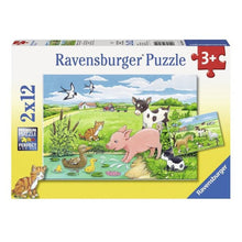 Puzzle Animalitos del campo - 2x12