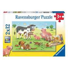 Puzzle Familias de animales - 2x12