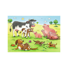 Puzzle Familias de animales - 2x12