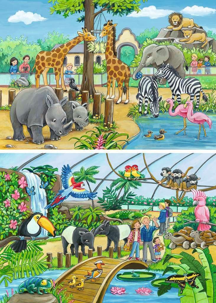 Puzzle Bienvenido al zoológico - 2x24