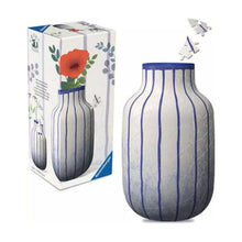 Puzzle 3D Florero Rayas Azules - 162 piezas