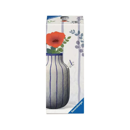 Puzzle 3D Florero Rayas Azules - 162 piezas