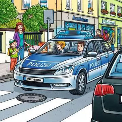 Puzzle Vehículos de Emergencia - 3x49 piezas