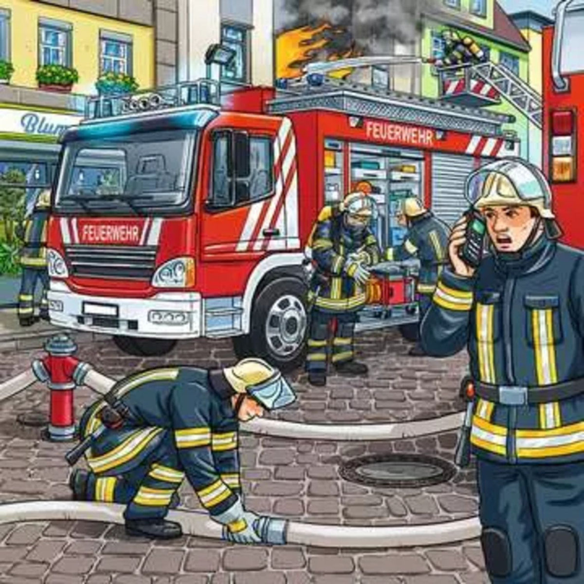 Puzzle Vehículos de Emergencia - 3x49 piezas