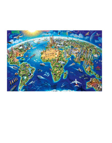 Puzzle XXL Monumentos del mundo - 200 piezas