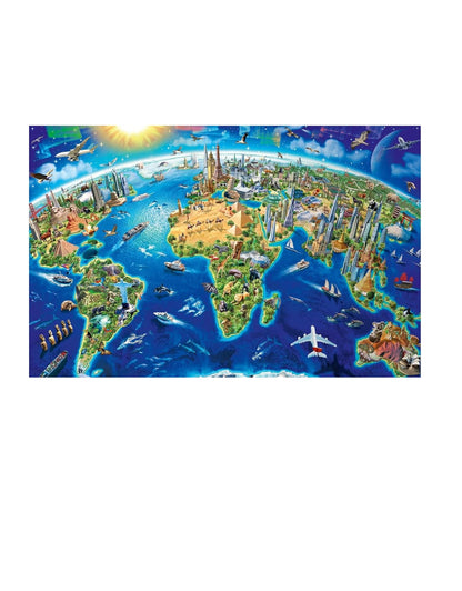 Puzzle XXL Monumentos del mundo - 200 piezas