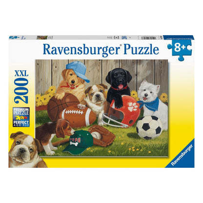 Puzzle 200 piezas XXL Cachorros Deportistas
