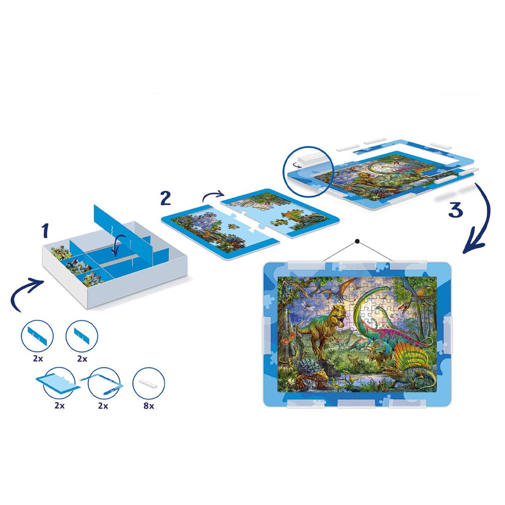 Organizador puzzles 3 en 1 - Azul