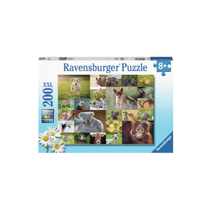 Puzzle Lindos animales Bebes - 200 piezas