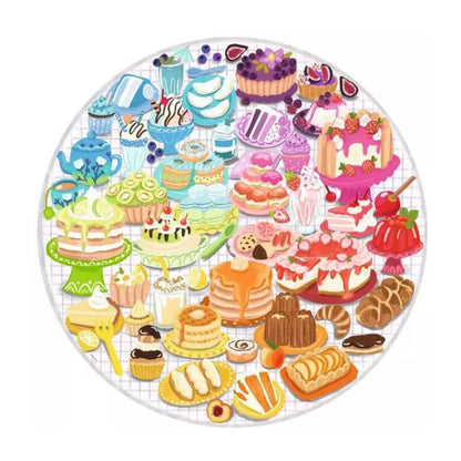 Puzzle Círculo de Colores Postres - 500 piezas