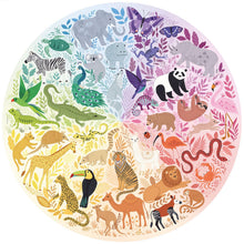 Puzzle 500 Piezas Círculo de Colores - Animales