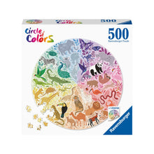Puzzle 500 Piezas Círculo de Colores - Animales