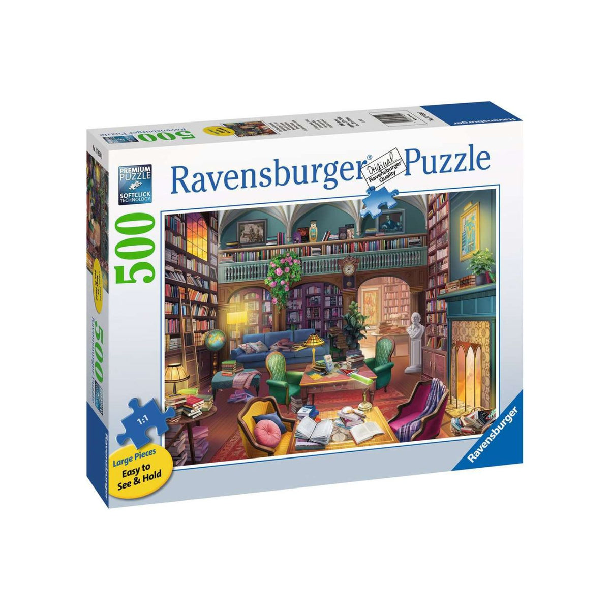 Puzzle Biblioteca de Ensueño - 500 piezas XL