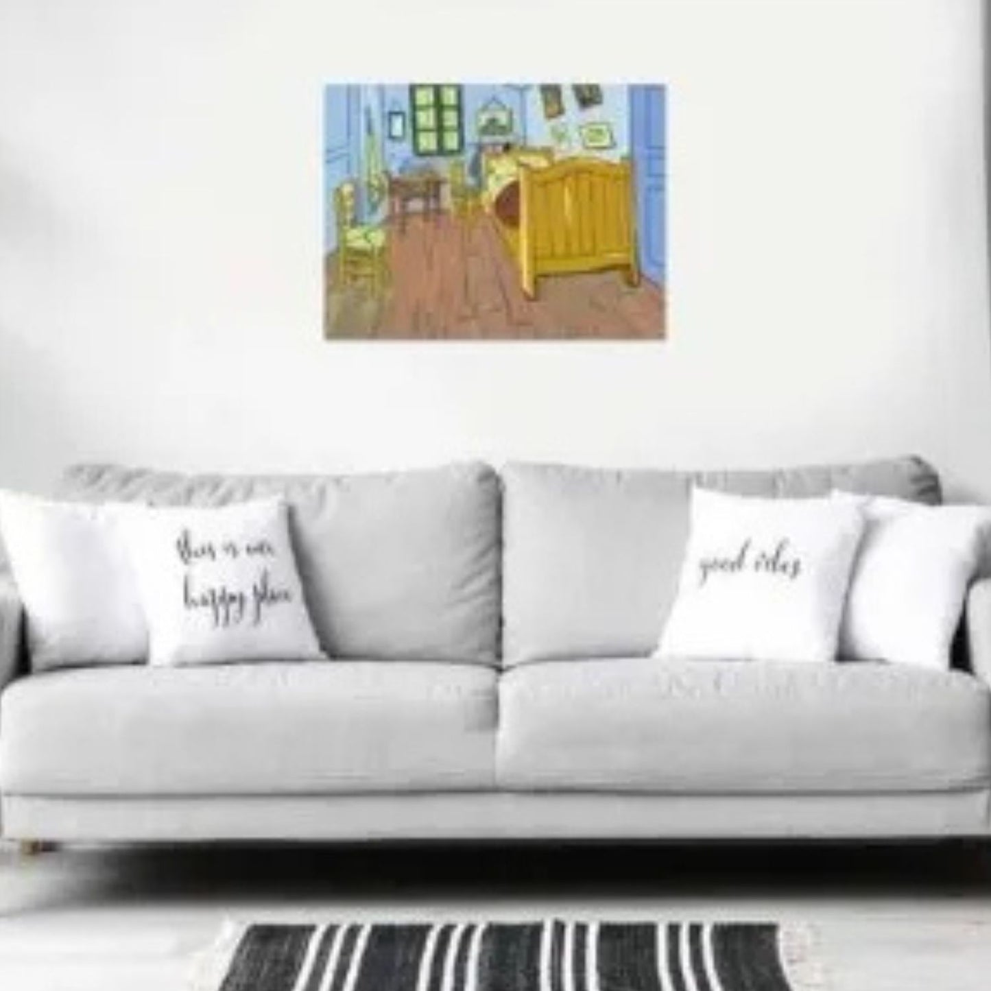 Canvas pinta por número: Van Gogh - El Dormitorio en Arlés