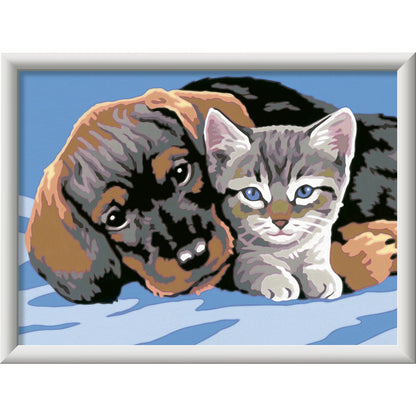 Canvas pinta por número: Amistad Especial